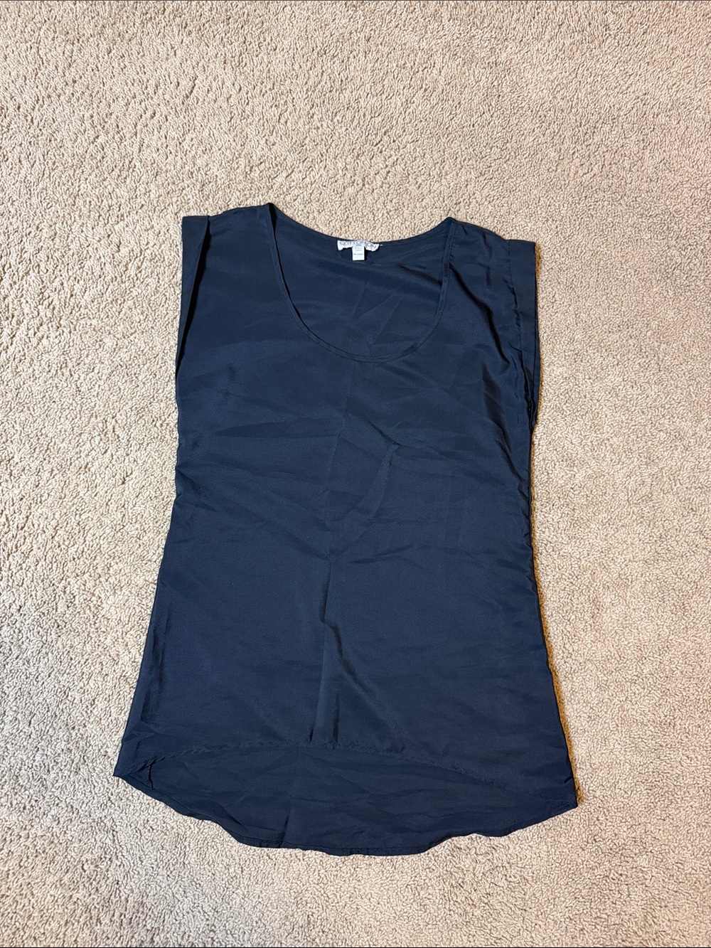 Cotton On | Black Scoop Neck Cap Sleeve Top | XXS